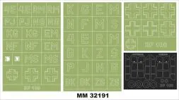 Bf 108 maxi mask for Eduard 1:32