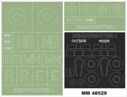 Beaufighter Mk.I maxi mask for Revell 1:32