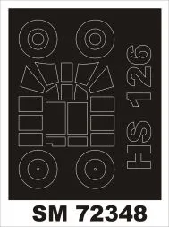 Hs 126b mask for SabreKits 1:72
