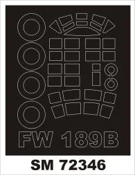 Fw 189B mask for Special Hobby 1:72