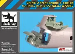 Ch-46D front engine & cockpit 1:72