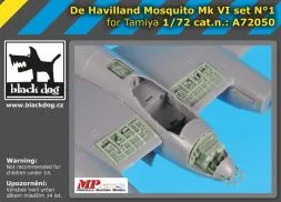 De Havilland Mosquito Mk VI set Nr.1 1:72