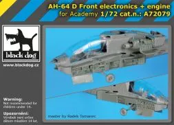 AH-64 D Front electronics & engine 1:72