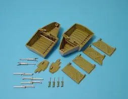 F4U-1A Corsair wheel bays für Trumpeter 1:32