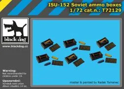 ISU-152 Soviet ammo boxes 1:72