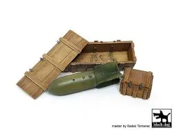 WW II Luftwaffe bomb SC 250 & crate box Nr.1 1:32