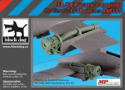 IA 58 Pucará 2 engines 1:48