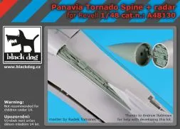 Panavia Tornado spine & radar 1:48