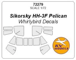 Sikorsky HH-3F Pelican mask for Whirlybird 1:72