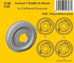 Panhard 178/AMD-35 Wheels 1:35