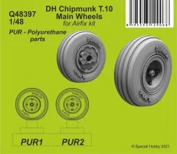 DH Chipmunk T.10 Main Wheels 1:48