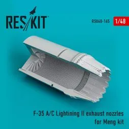 F-35 (A/С) Lightning II exhaust nozzles for Meng 1:48