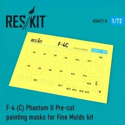 F-4 (C) Phantom II mask for Fine Molds 1:72