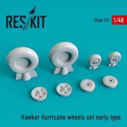 Hawker Hurricane wheels set early type 1:48