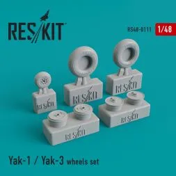 Yak-1 / Yak-3 wheels set 1:48
