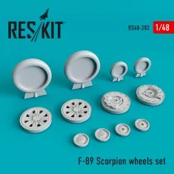F-89 Scorpion wheels set 1:48