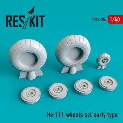 He 111 wheels set early type 1:48