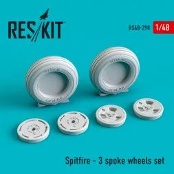 Spitfire - 3 spoke wheels set 1:48