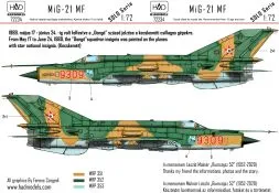 MiG-21MF 9309 - Dongó Squadron 1:72