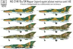 MiG-21 MF/ Bis/UM Hungarian Air Force insignias 1:48