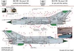 MiG-21 MF/Bis stencil 2 blue 1:48