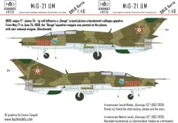 MiG-21 UM HUNAF 5091 Dongó Squadron 1:48