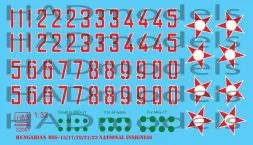 MiG-15/17/19/21/23 Hungarian national insignias 1:32