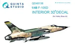 F-105D interior for Hobby Boss 1:48