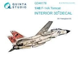 F-14A interior for Hasegawa 1:48