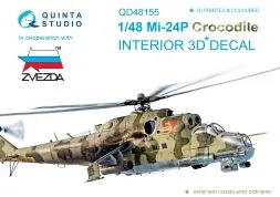 Mi-24P interior for Zvezda 1:48