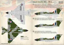 Gloster Javelin Mk.1 Mk.2 Part.1 1:72