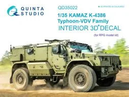 KAMAZ K-4386 Typhoon VDV family detail set 1:35