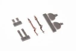 A6M undercarriage legs BRONZE 1:48