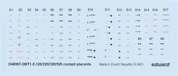 Z-126/226/326/526 cockpit placards 1:48