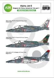 Alpha Jet E - Belgian AF and Armeé de l´Air 1:48