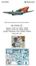 Yak-7A/B P.E. for ICM/ ARK 1:48