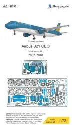 Airbus A321ceo P.E. set for Zvezda 1:144