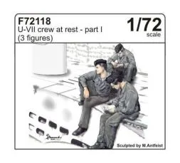 U-Boot VII crew at rest part I 1:72