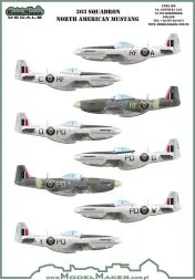 P-51 303 Squadron North Ameriacan Mustangs 1:72