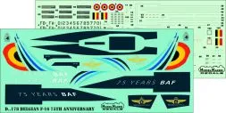 F-16 Belgian 75TH Anniversary 1:72
