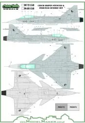 JAS 39 Gripen Czech Stencils & Insignias 1:72