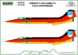 F-104 German JaboG 34 25/50 Aniversary 1:72