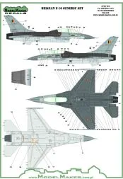 F-16 Belgian insignias & stencils 1:48