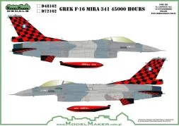 F-16 Greek 341 Mira 45000 Hours 1:48