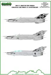 MiG-21 Around the World - Croatian 1:144