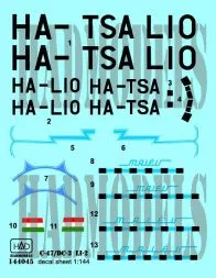 C-47/LI-2 MALÉV (HA-TSA, HA-LIO) 1:144