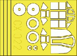 Bf 109G mask for Hasegawa 1:72