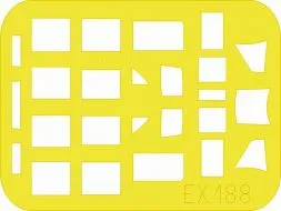 Il-2M3 mask for Accurate Miniatures 1:48