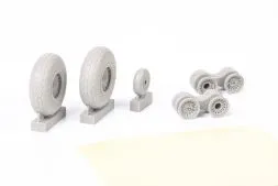 B-17 wheels oval tread 1:48