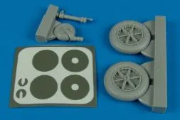 Bf 109F wheels & paint masks 1:32